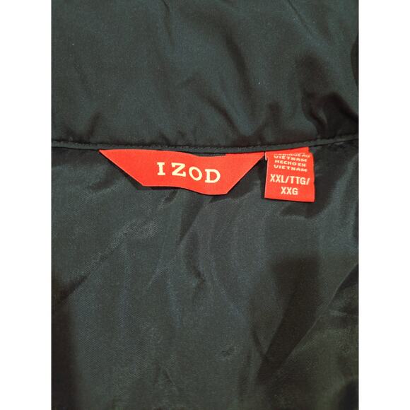 NWT Izod Red And Blue Quilted Lightweight Vest Snap Closure Men Size XXL - Picture 4 of 6